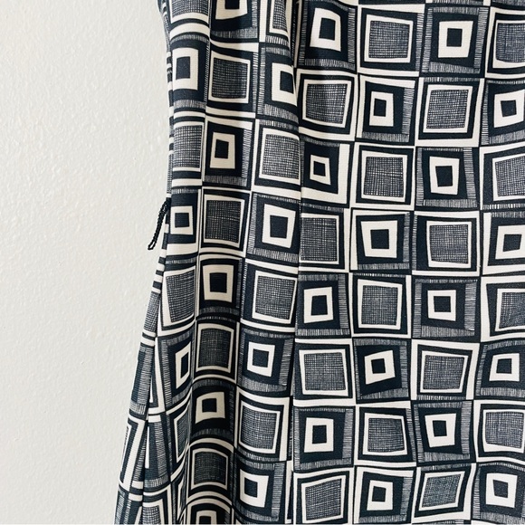 Vintage JSCatalog JSC Black And White Geometric Dress - Picture 3 of 4